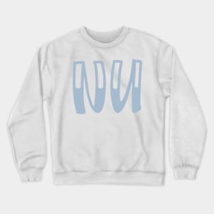 Light Blue Nu Letter Crewneck Sweatshirt